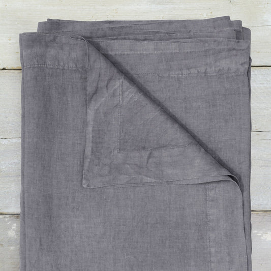 Linen Table Cloth - Pewter Grey