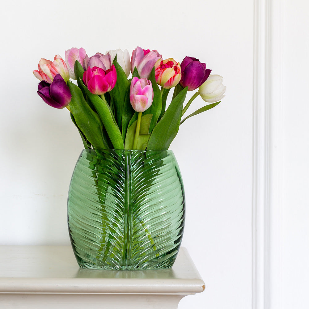 Leaf Glass Vase Large