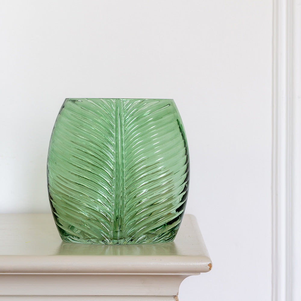 Leaf Glass Vase Large