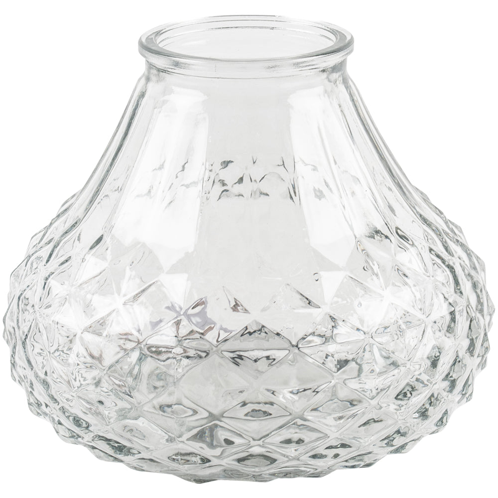 Bulbous Diamond Vase