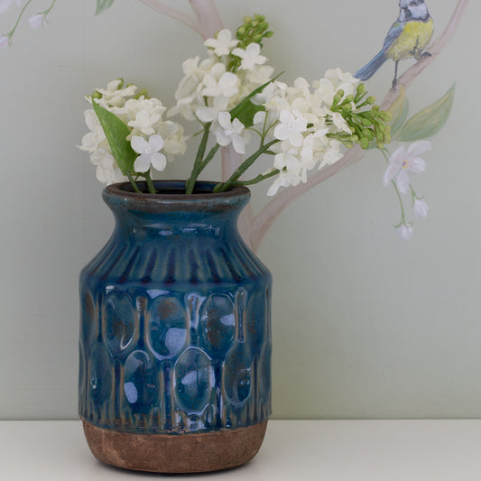 Peacock Feather Jar Vase